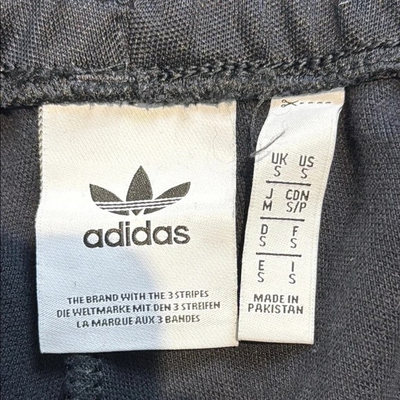 Adidas Black and Green Track Pants Size Small - Picture 4 of 6
